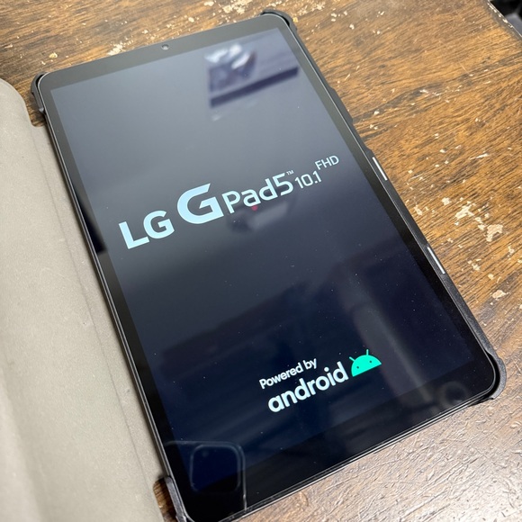 LG G Pad 5 10.1 FHD Tablet - Sleek Black - Picture 1 of 7